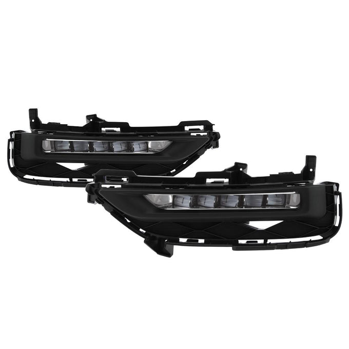 Clear OEM LED Fog Lights W/Switch <br>16-17 Honda Accord