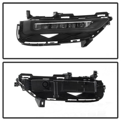 Clear OEM LED Fog Lights W/Switch <br>16-17 Honda Accord