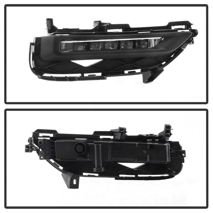 Clear OEM LED Fog Lights W/Switch <br>16-17 Honda Accord