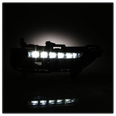 Clear OEM LED Fog Lights W/Switch <br>16-17 Honda Accord