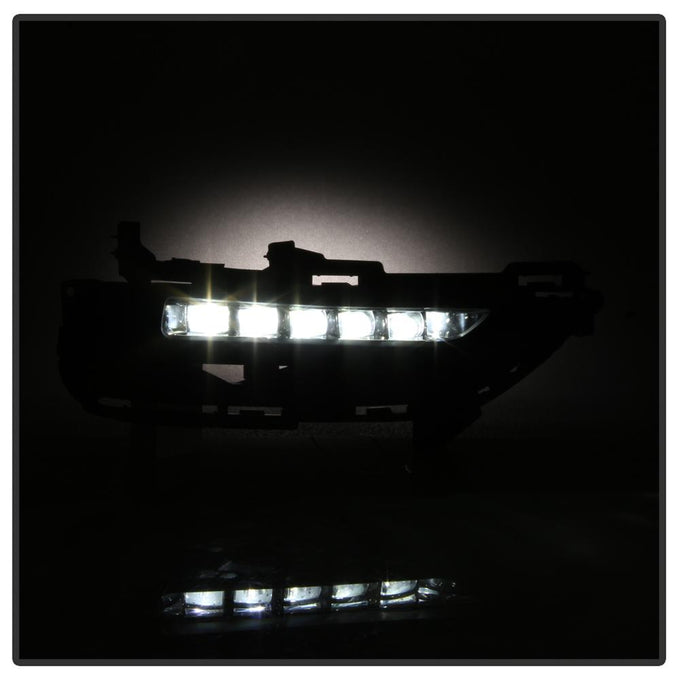 Clear OEM LED Fog Lights W/Switch <br>16-17 Honda Accord