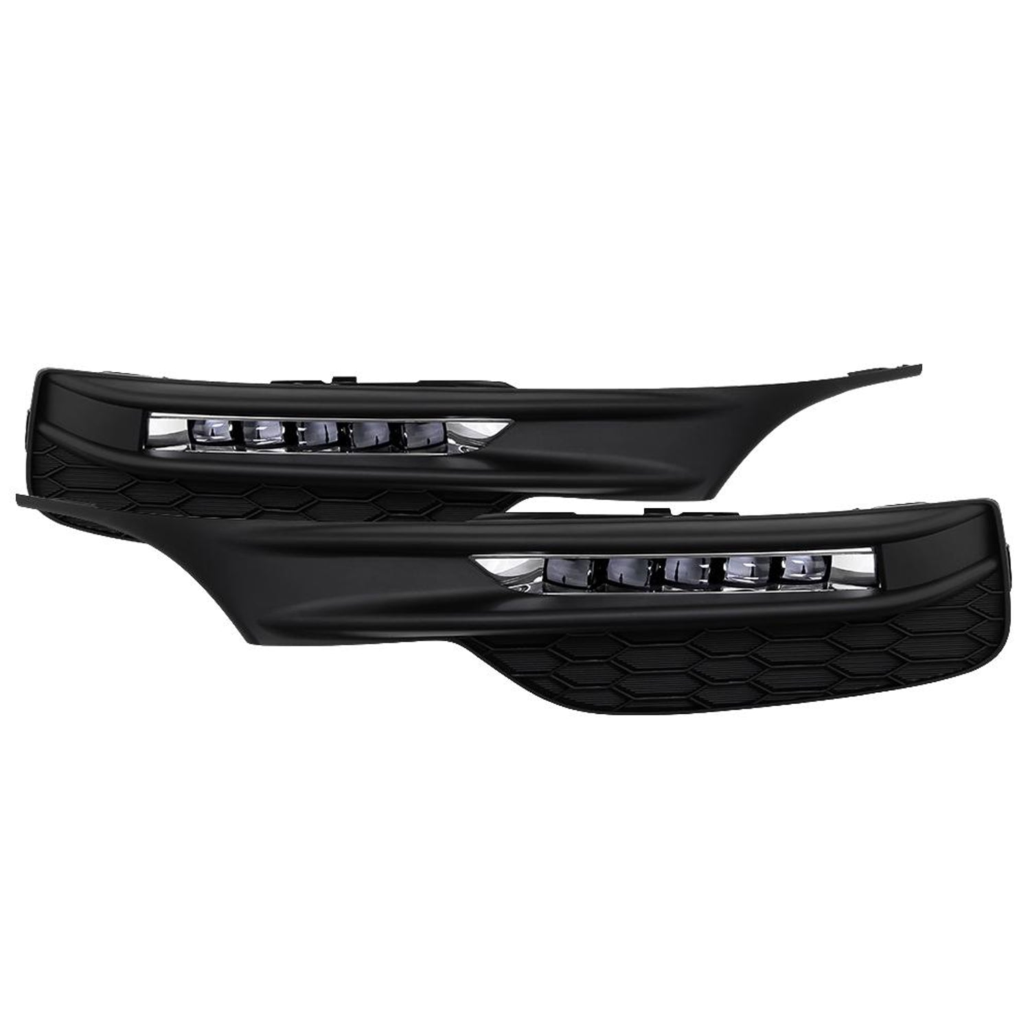 Clear OEM LED Fog Lights W/Switch <br>16-17 Honda Accord