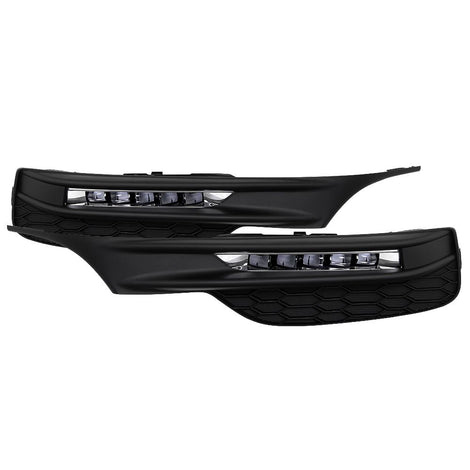Clear OEM LED Fog Lights W/Switch <br>16-17 Honda Accord