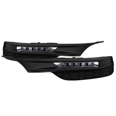 Clear OEM LED Fog Lights W/Switch <br>16-17 Honda Accord