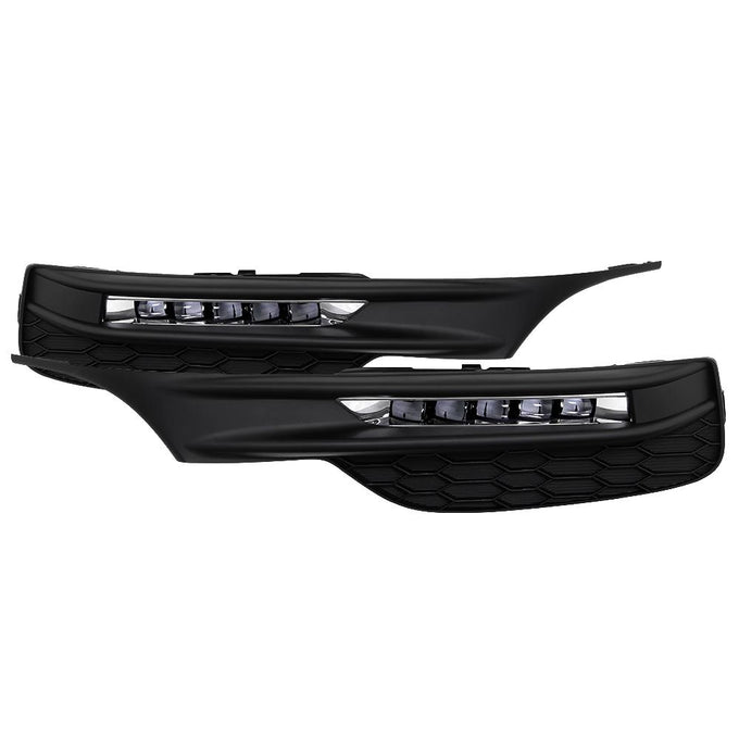 Clear OEM LED Fog Lights W/Switch <br>16-17 Honda Accord