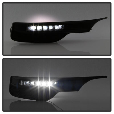 Clear OEM LED Fog Lights W/Switch <br>16-17 Honda Accord