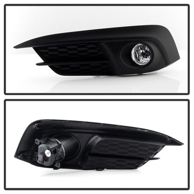 Clear OEM Fog Light W/OEM Fit Switch <br>16-18 Honda Civic