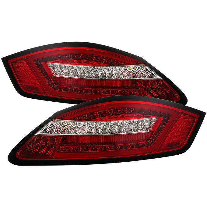 Red Clear LED Tail Lights <br>05-08 Porsche Boxster 06-08 Porsche Cayman