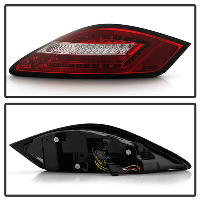 Red Clear LED Tail Lights <br>05-08 Porsche Boxster 06-08 Porsche Cayman