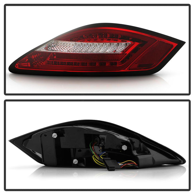Red Clear LED Tail Lights <br>05-08 Porsche Boxster 06-08 Porsche Cayman