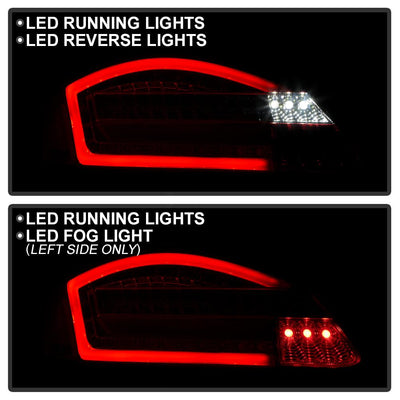 Red Clear LED Tail Lights <br>05-08 Porsche Boxster 06-08 Porsche Cayman