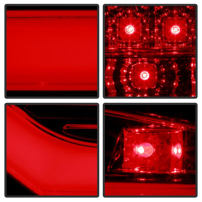 Red Clear LED Tail Lights <br>08-12 Audi A5 Quattro A5