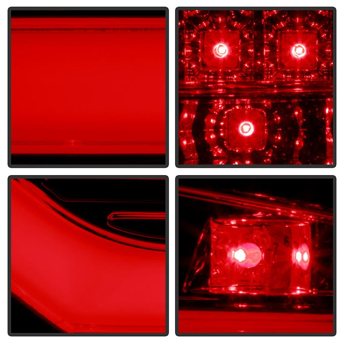 Red Clear LED Tail Lights <br>08-12 Audi A5 Quattro A5