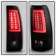 Version 2 Black Smoke LED Tail Lights <br>03-06 Chevy Silverado, 2007 Classic
