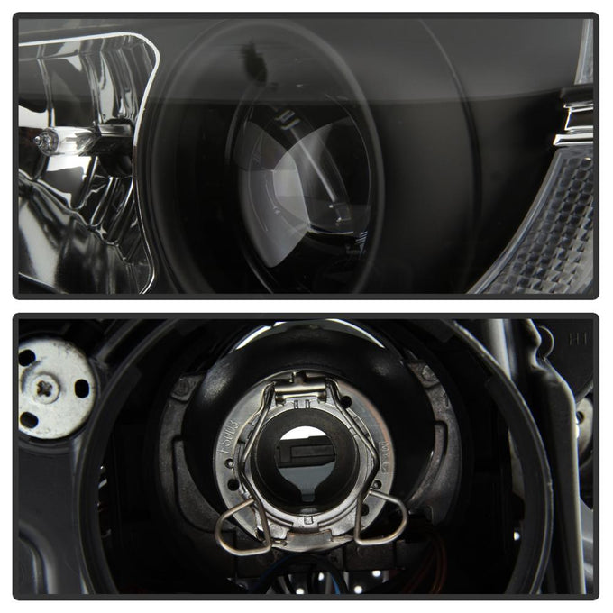 DRL LED Black Projector Headlights <br>13-16 Mazda CX-5