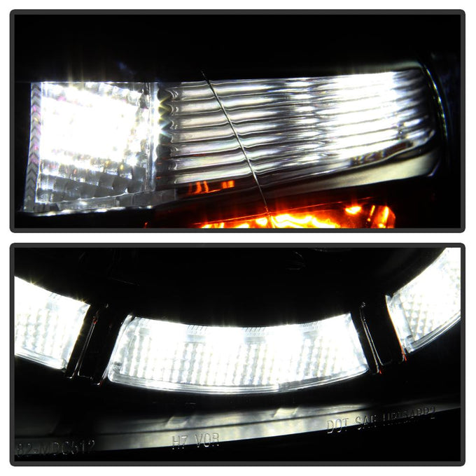 DRL LED Black Projector Headlights <br>13-16 Mazda CX-5