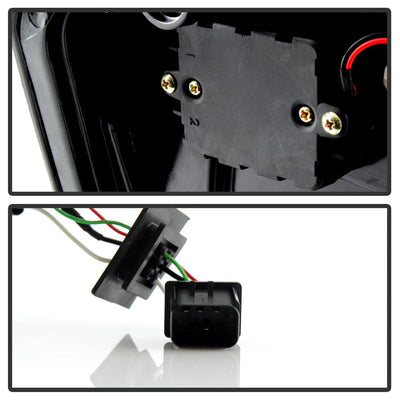 Version 2 Black LED Tail Lights <br>05-07 Chrysler 300