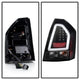 Version 2 Black LED Tail Lights <br>05-07 Chrysler 300