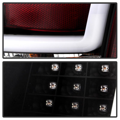 Version 2 Black LED Tail Lights <br>05-07 Chrysler 300