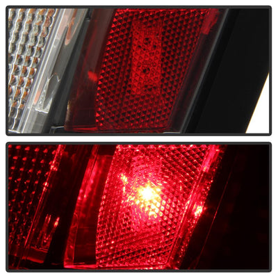 Version 2 Black LED Tail Lights <br>05-07 Chrysler 300