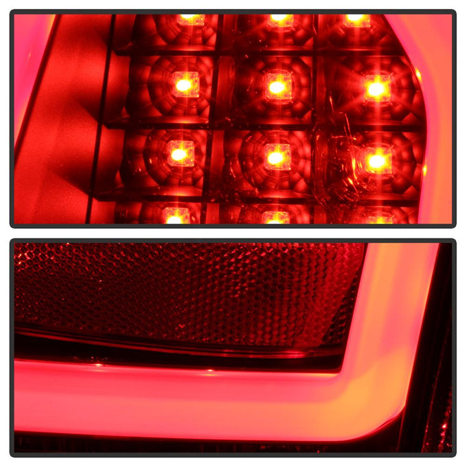 Version 2 Black LED Tail Lights <br>08-10 Chrysler 300