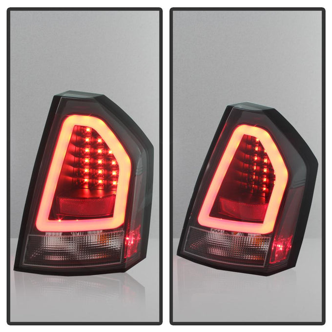 Version 2 Black LED Tail Lights <br>08-10 Chrysler 300