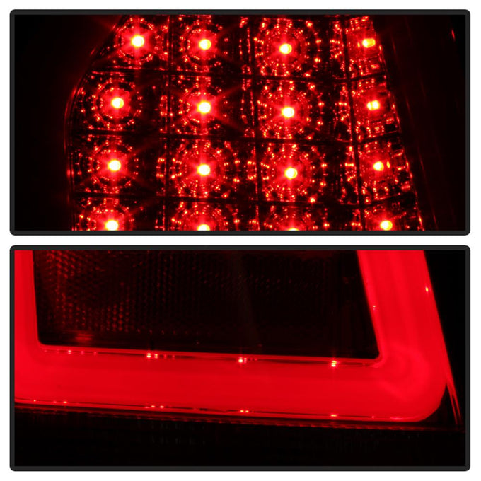 Version 2 Red Clear LED Tail Lights <br>08-10 Chrysler 300