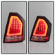 Version 2 Red Clear LED Tail Lights <br>08-10 Chrysler 300