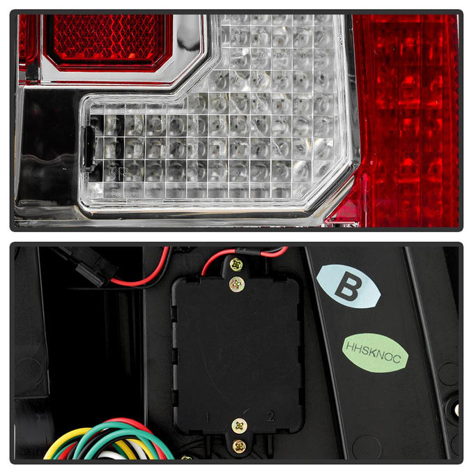 Version 2 Black LED Tail Lights <br>07-14 Chevy Suburban, GMC Yukon