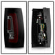 Version 2 Black Smoke LED Tail Lights <br>07-14 Chevy Suburban, GMC Yukon