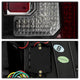 Version 2 Black Smoke LED Tail Lights <br>07-14 Chevy Suburban, GMC Yukon