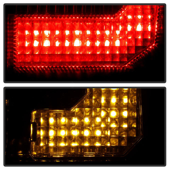 Version 2 Black Smoke LED Tail Lights <br>07-14 Chevy Suburban, GMC Yukon