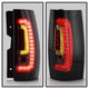 Version 2 Black Smoke LED Tail Lights <br>07-14 Chevy Suburban, GMC Yukon