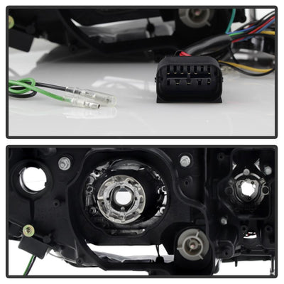 LBDRL Black Projector Headlights <br>06-08 BMW 3-Series