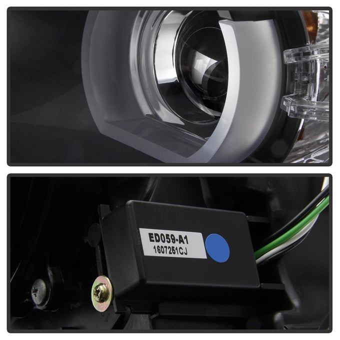 LBDRL Black Projector Headlights <br>06-08 BMW 3-Series