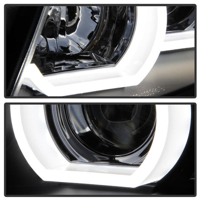 LBDRL Black Projector Headlights <br>06-08 BMW 3-Series