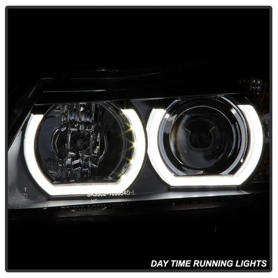 LBDRL Black Projector Headlights <br>06-08 BMW 3-Series