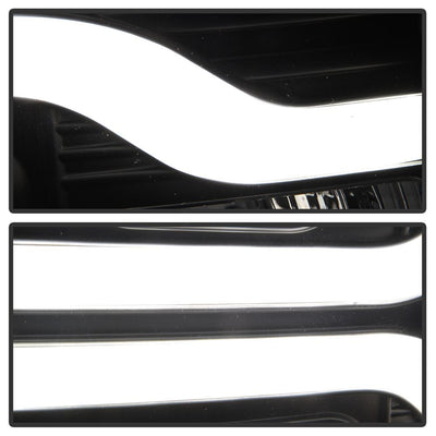 Version 3 Black LED DRL Projector Headlights <br>07-13 Chevy Silverado 1500, 2500 HD, 3500 HD