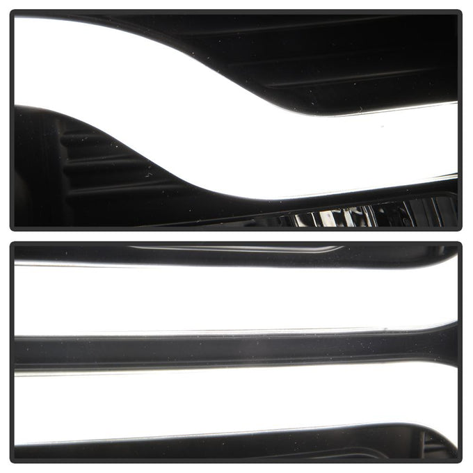 Version 3 Black LED DRL Projector Headlights <br>07-13 Chevy Silverado 1500, 2500 HD, 3500 HD