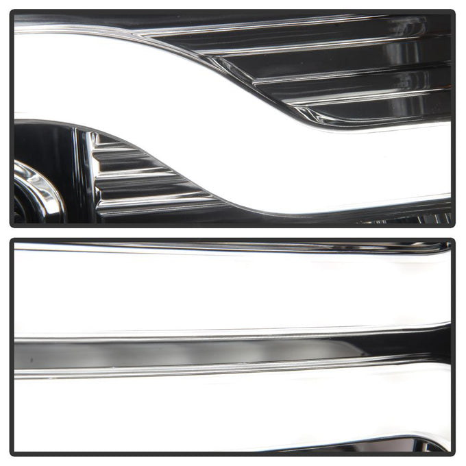 Version 3 Chrome LED DRL Projector Headlights <br>07-13 Chevy Silverado 1500, 2500 HD, 3500 HD