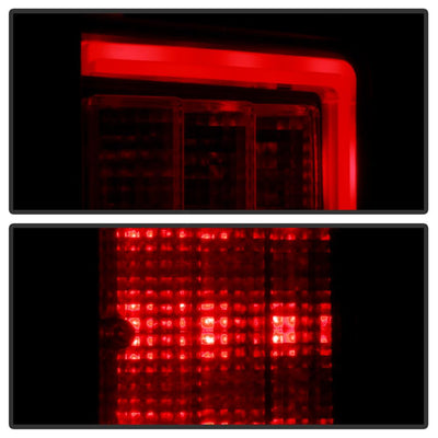 Black Smoke LED Tail Lights <br>15-17 Ford F-150
