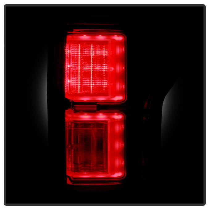 Red Clear LED Tail Lights <br>15-17 Ford F-150