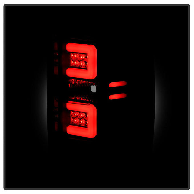 Black Smoke LED Tail Lights <br>16-18 Chevy Silverado 1500 16-19 2500 HD 3500 HD