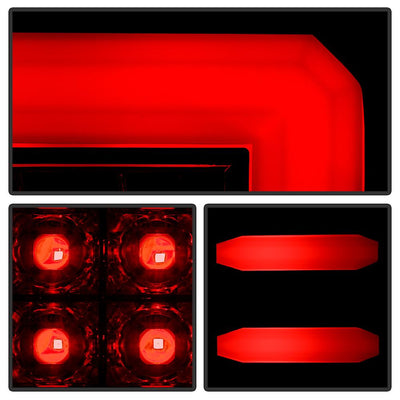 Black Smoke LED Tail Lights <br>16-18 Chevy Silverado 1500 16-19 2500 HD 3500 HD