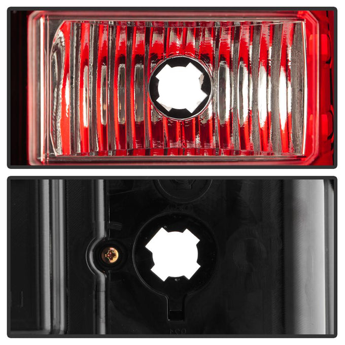 Red Clear LED Tail Lights <br>16-18 Chevy Silverado 1500 16-19 2500 HD 3500 HD