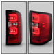 Red Clear LED Tail Lights <br>16-18 Chevy Silverado 1500 16-19 2500 HD 3500 HD