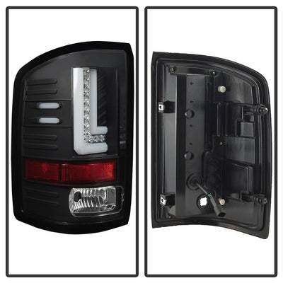 Black LED Tail Lights <br>16-18 GMC Sierra 1500 16-19 2500 HD 3500 HD