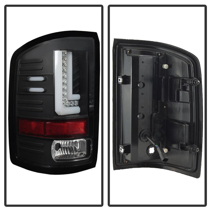 Black LED Tail Lights <br>16-18 GMC Sierra 1500 16-19 2500 HD 3500 HD