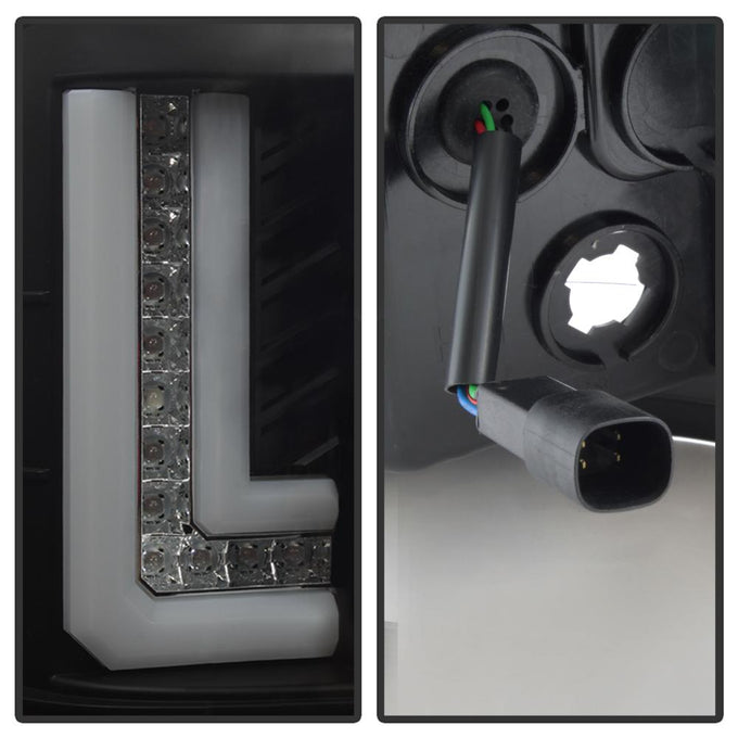 Black LED Tail Lights <br>16-18 GMC Sierra 1500 16-19 2500 HD 3500 HD