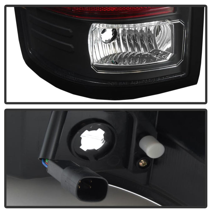 Black LED Tail Lights <br>16-18 GMC Sierra 1500 16-19 2500 HD 3500 HD